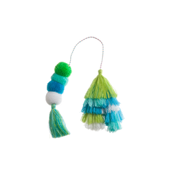Bauble - Seaweed Double Tassel Z1