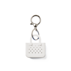 Tiny Tote Keychain - For Shore White H5
