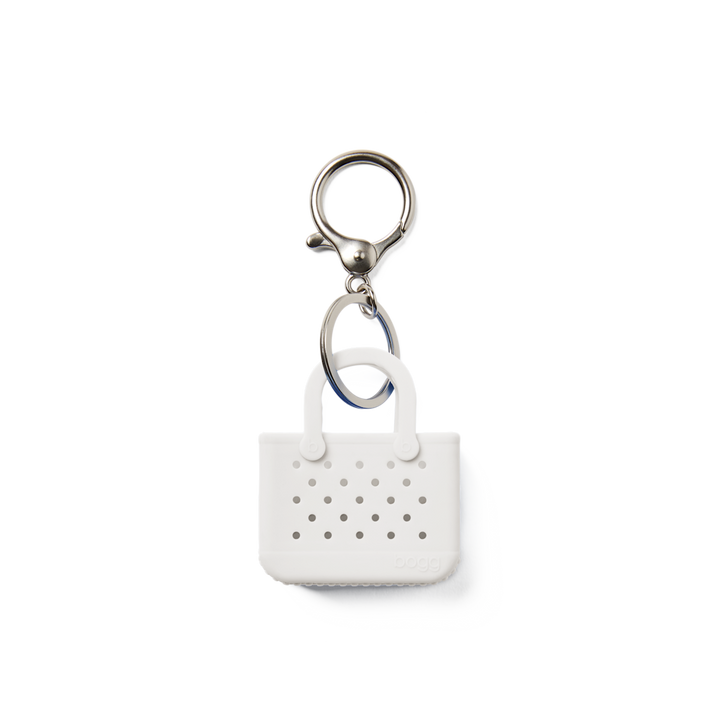 Tiny Tote Keychain - For Shore White H5
