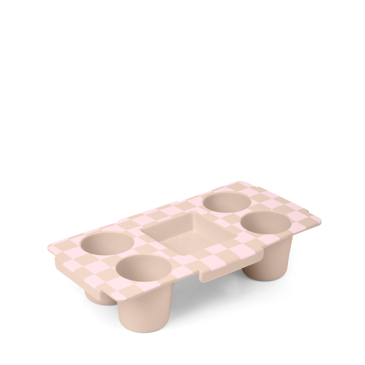 Top o' the Bogg to Ya - Checkered Linen/ Pink Marshmallow X1