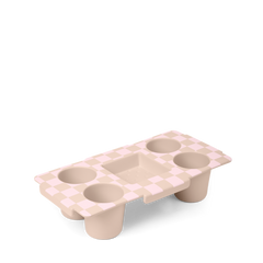 Top o' the Bogg to Ya - Checkered Linen/ Pink Marshmallow X1