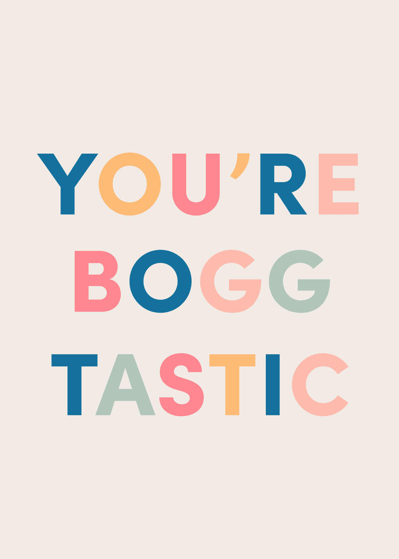 You're Boggtastic Greeting Card F6