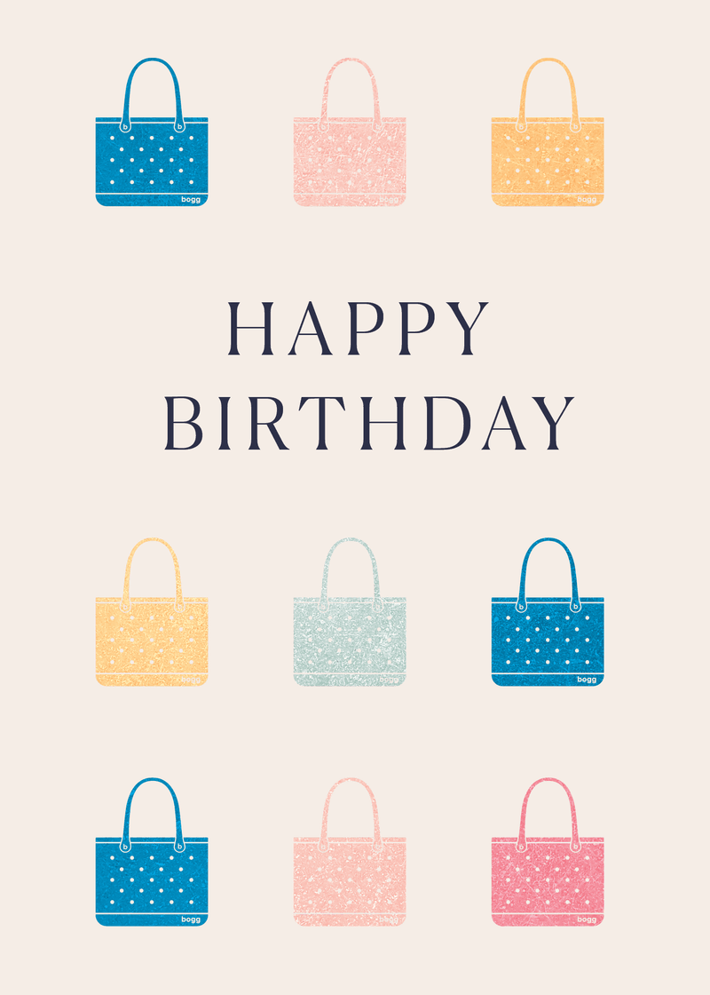 Happy Birthday Totes Greeting Card T8