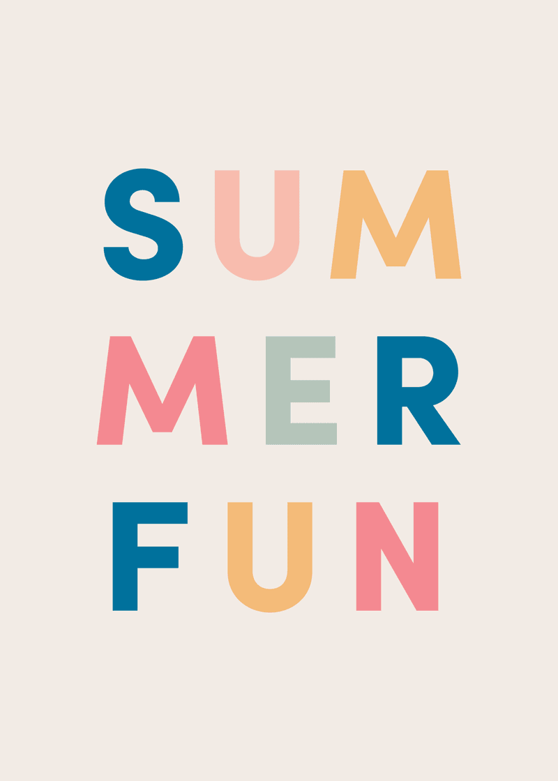 Summer Fun Greeting Card C1