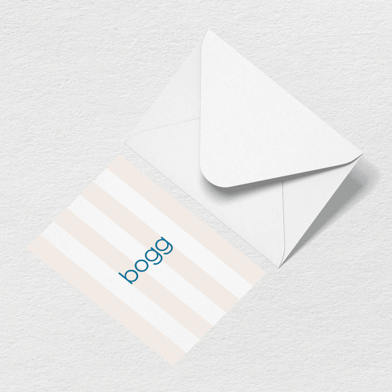 Bogg Stripes Greeting Card R4