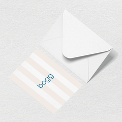 Bogg Stripes Greeting Card R4