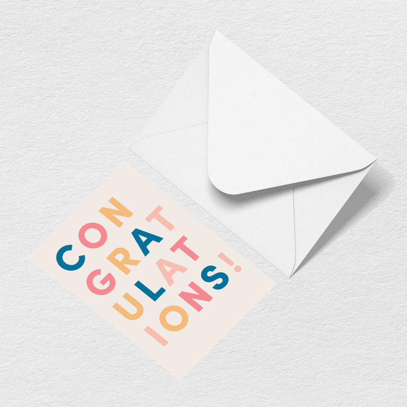 Bogg Congratulations Greeting Card L7