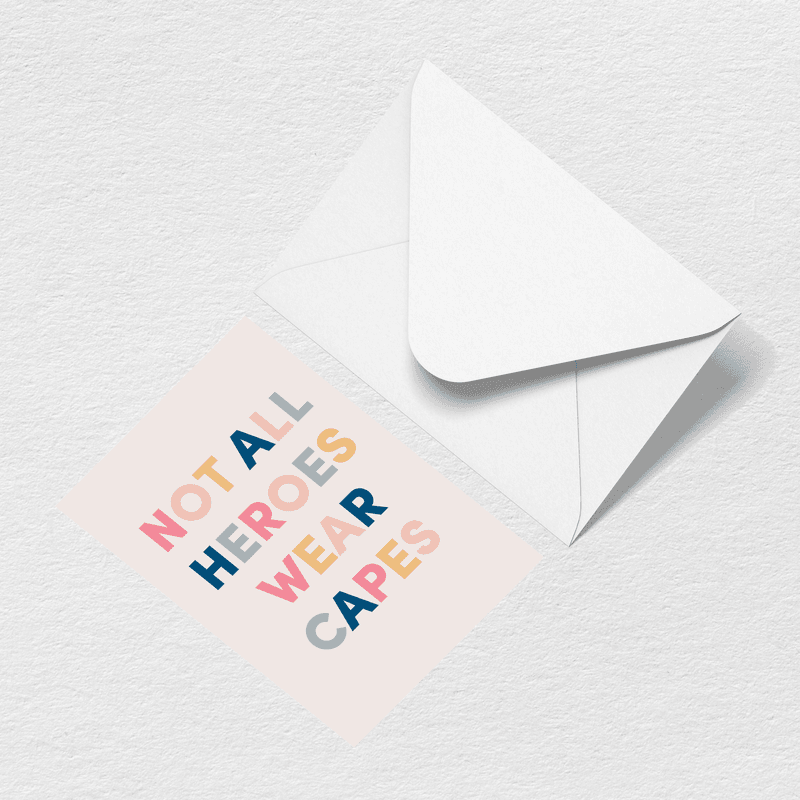 Heroes Greeting Card H8