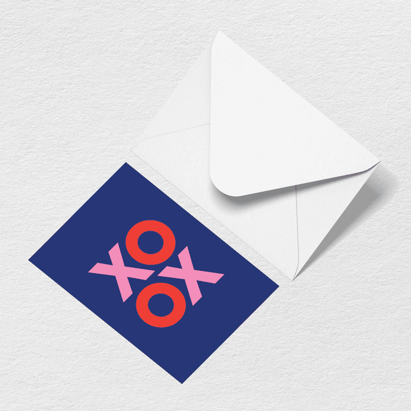 XOXO Greeting Card K9
