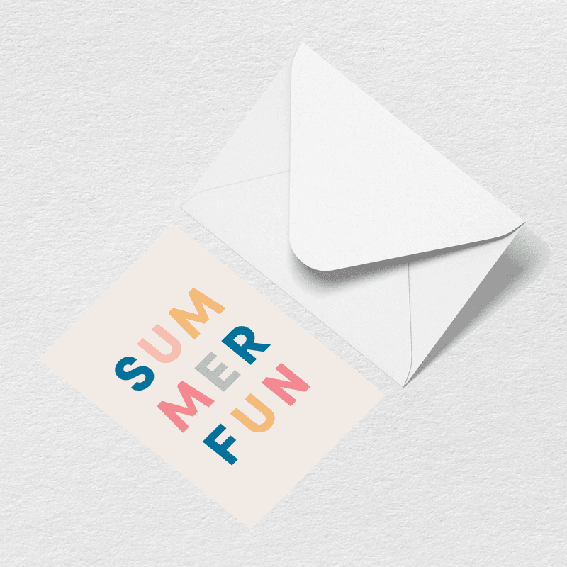 Summer Fun Greeting Card C1