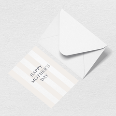Mother's Day Stripes Greeting Card M1